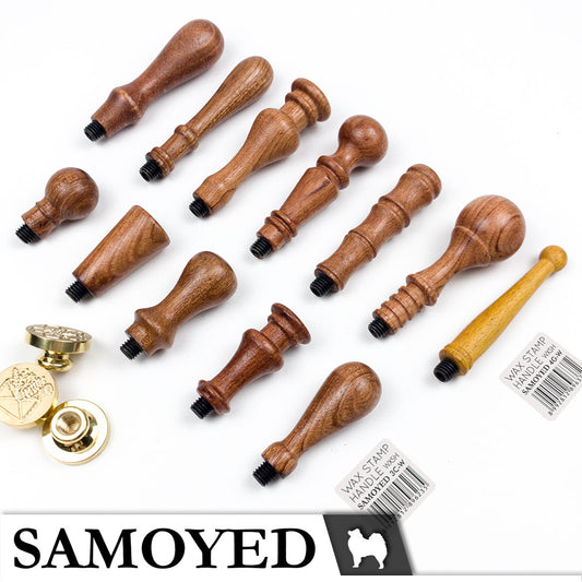 Wax Stamp Handle Samoyed WXSH