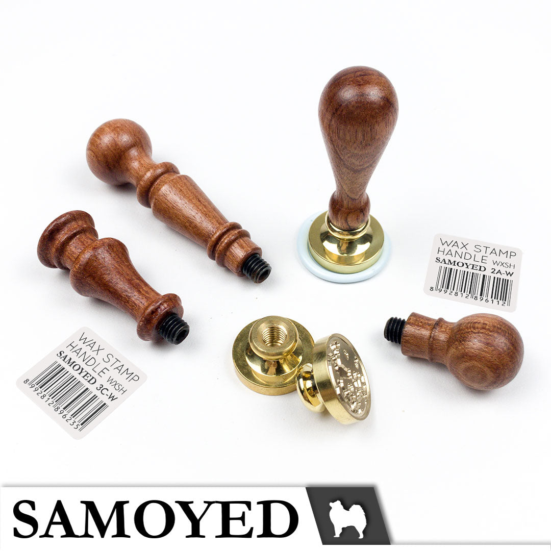 Wax Stamp Handle Samoyed WXSH