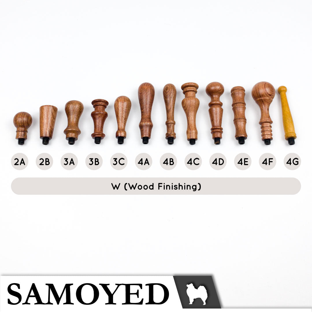 Wax Stamp Handle Samoyed WXSH