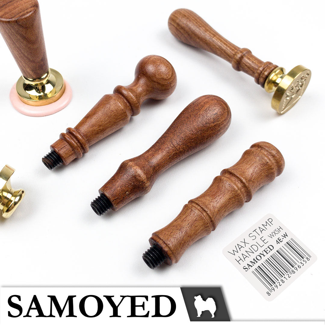 Wax Stamp Handle Samoyed WXSH