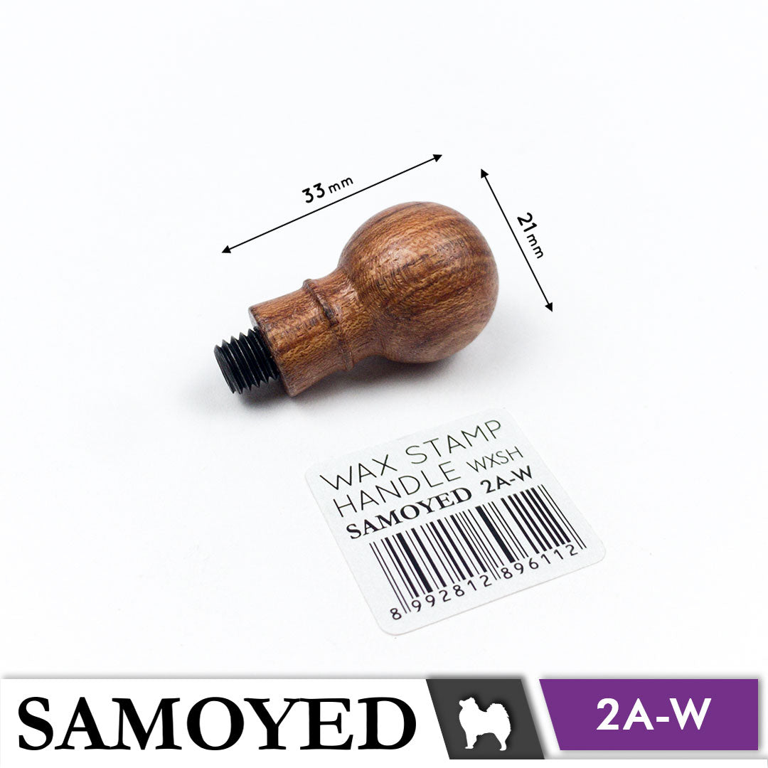 Wax Stamp Handle Samoyed WXSH
