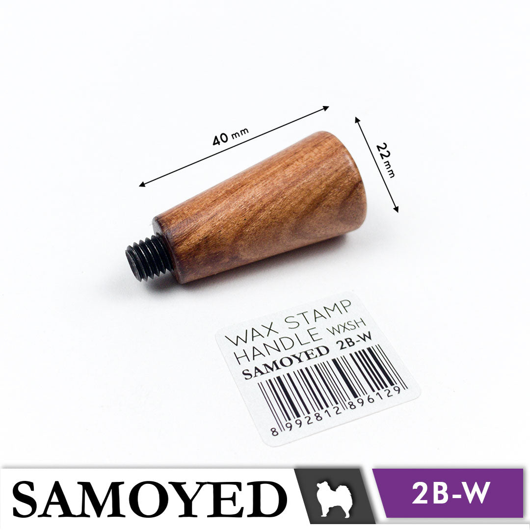 Wax Stamp Handle Samoyed WXSH