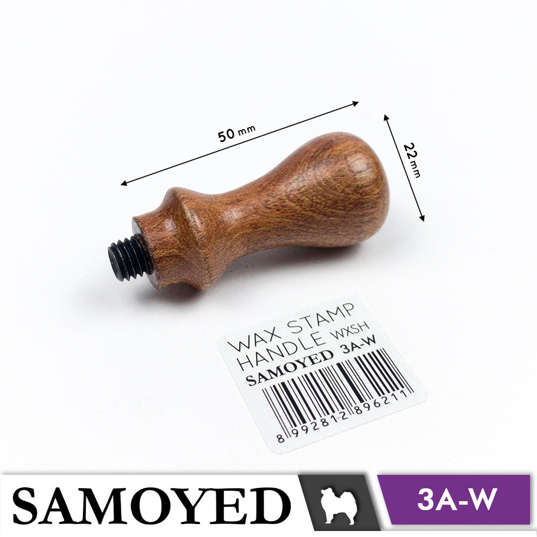 Wax Stamp Handle Samoyed WXSH