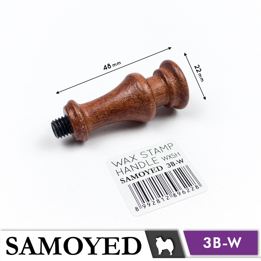 Wax Stamp Handle Samoyed WXSH