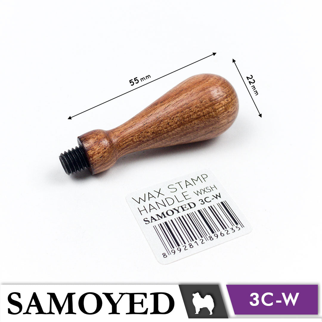 Wax Stamp Handle Samoyed WXSH