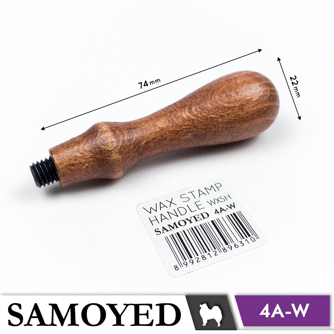 Wax Stamp Handle Samoyed WXSH