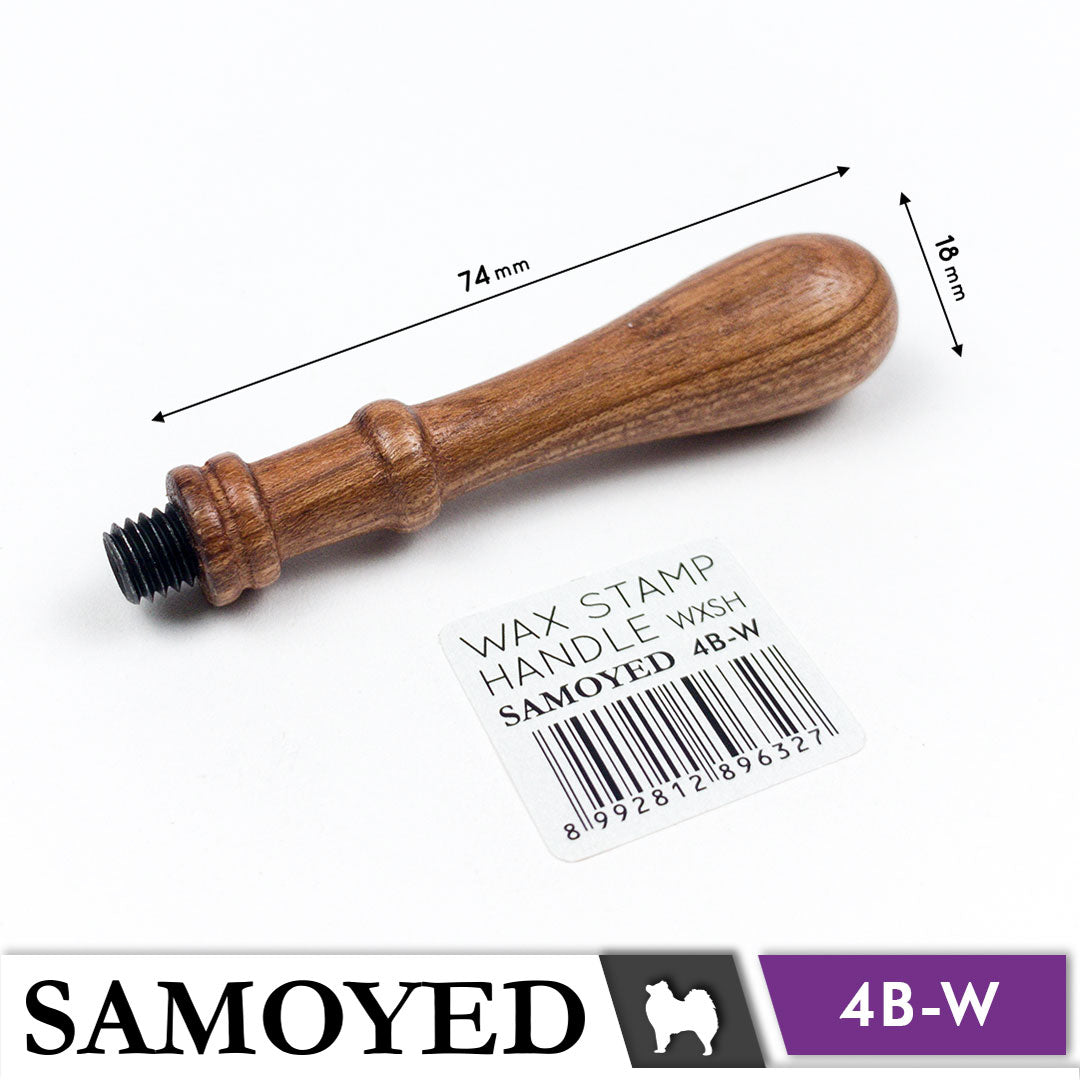 Wax Stamp Handle Samoyed WXSH
