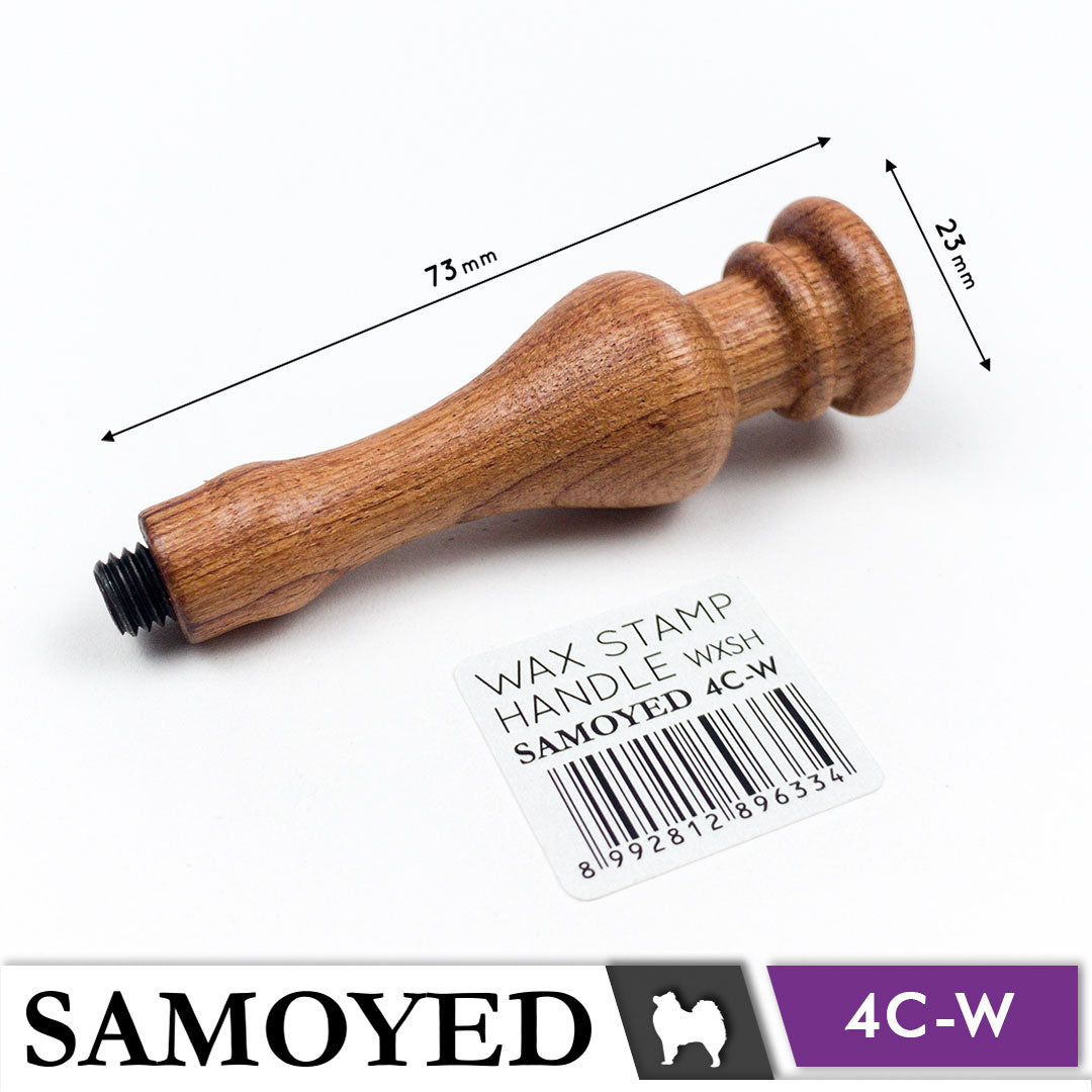 Wax Stamp Handle Samoyed WXSH