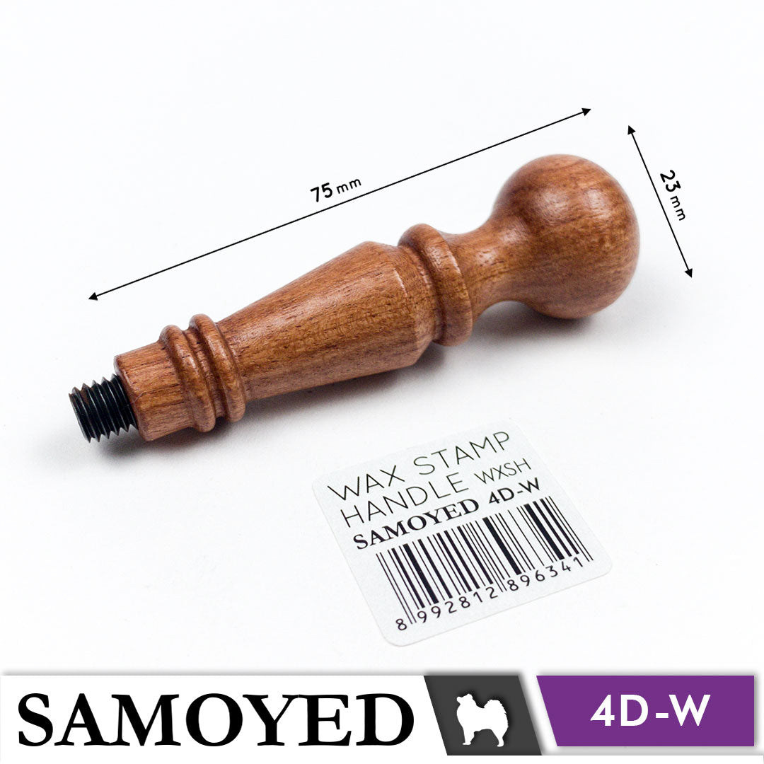 Wax Stamp Handle Samoyed WXSH