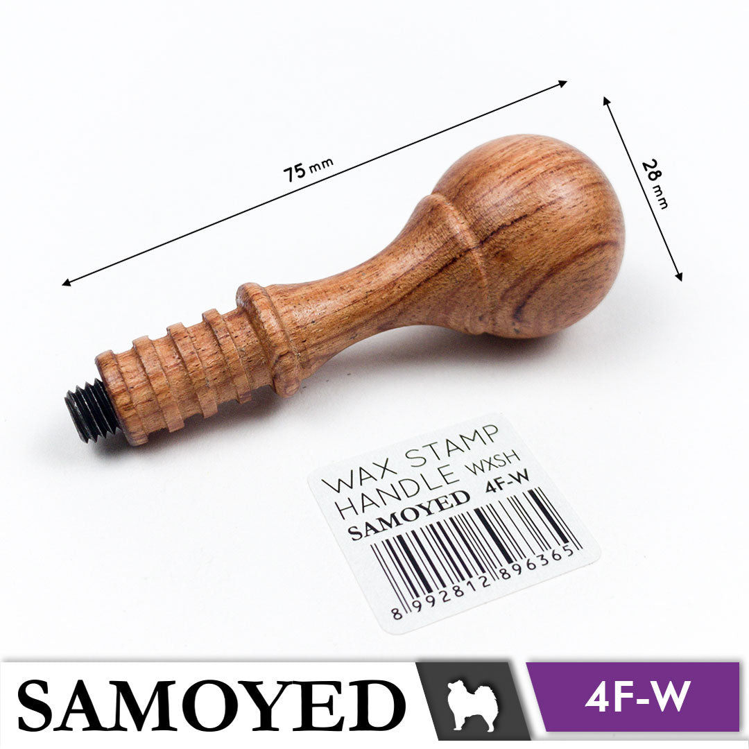 Wax Stamp Handle Samoyed WXSH