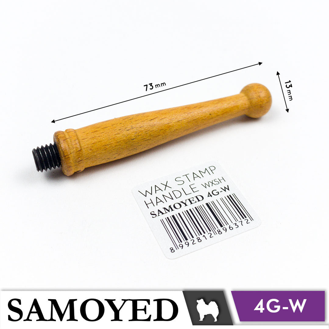 Wax Stamp Handle Samoyed WXSH