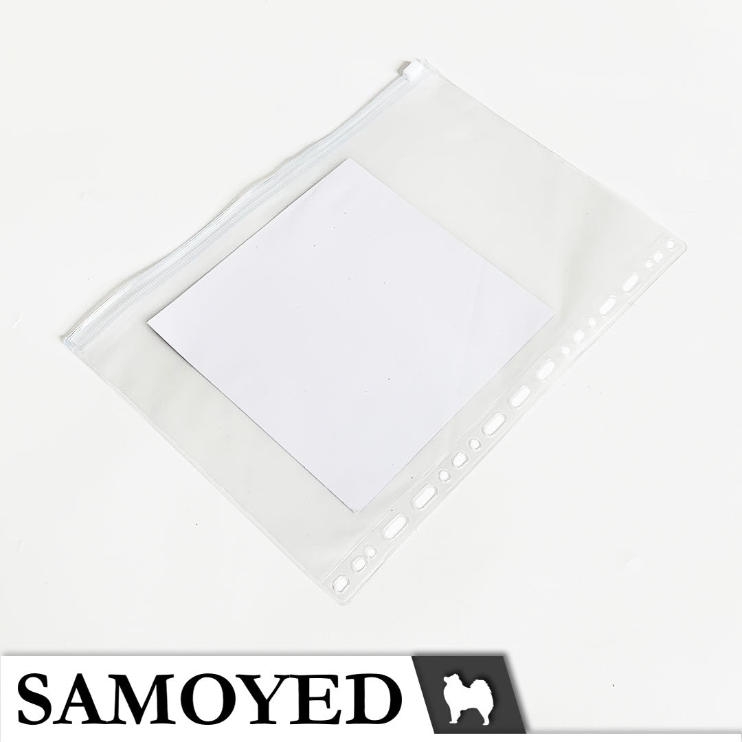 Zip Pocket for Binder Note B5 Samoyed ZPBN-51