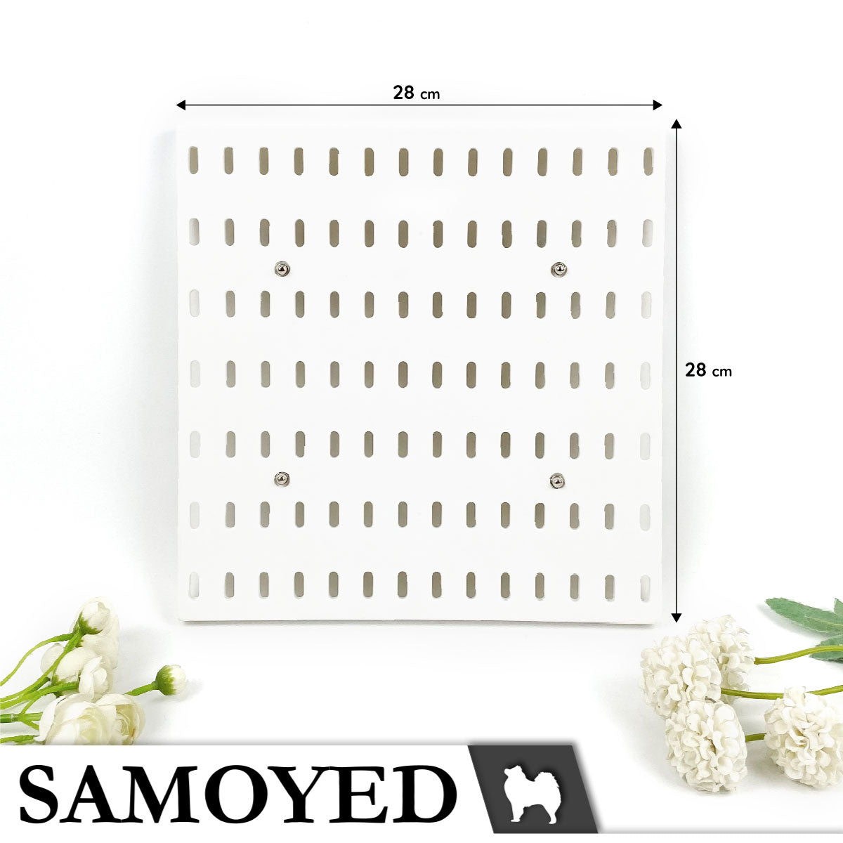 Pegboard Samoyed PGBD-G 28 x 28 cm