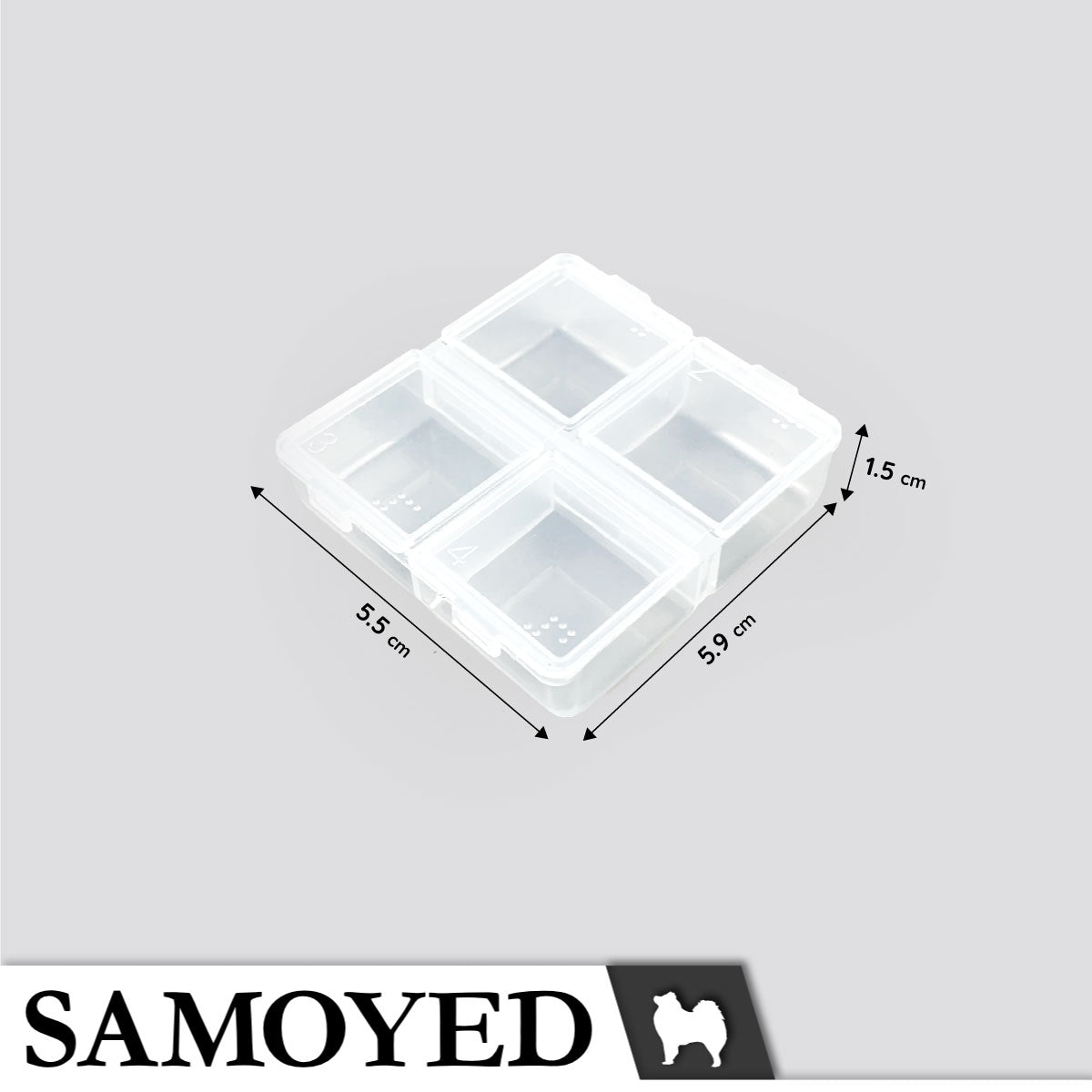 Plastic Box Samoyed LN4-55