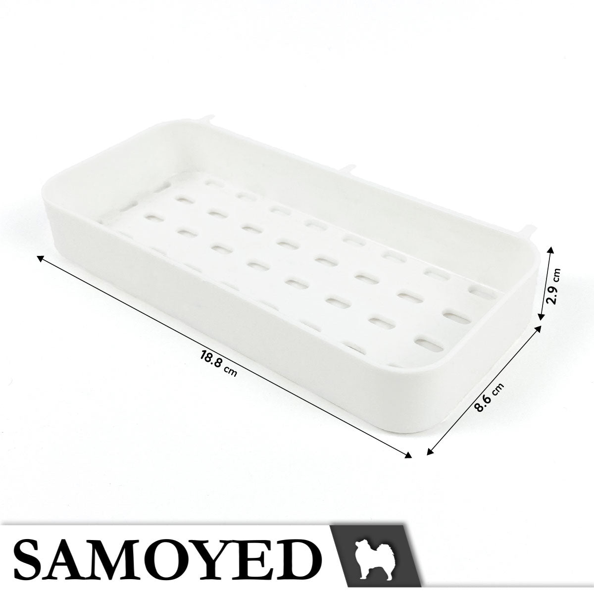 Pegboard Tray Samoyed 188 x 94 x 29 mm