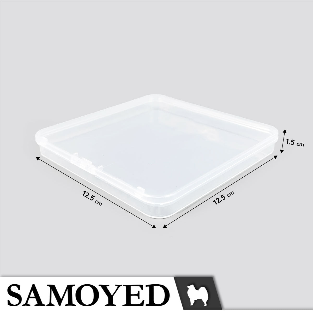 Plastic Box Samoyed SD 125 x 125 x 15 mm