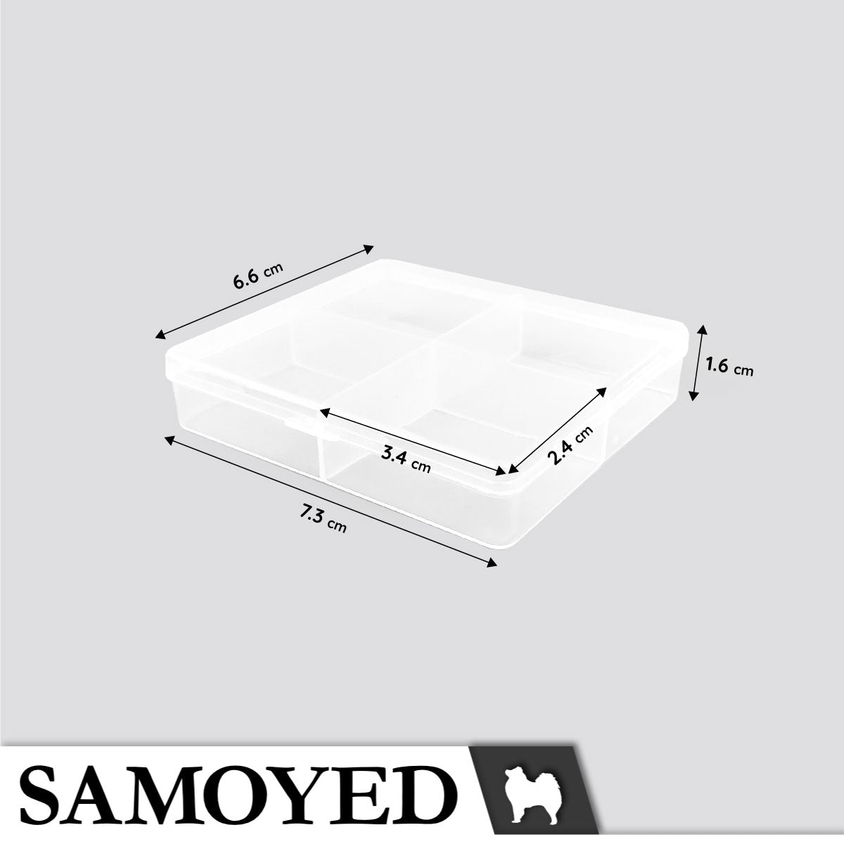 Plastic Box Samoyed F4-73