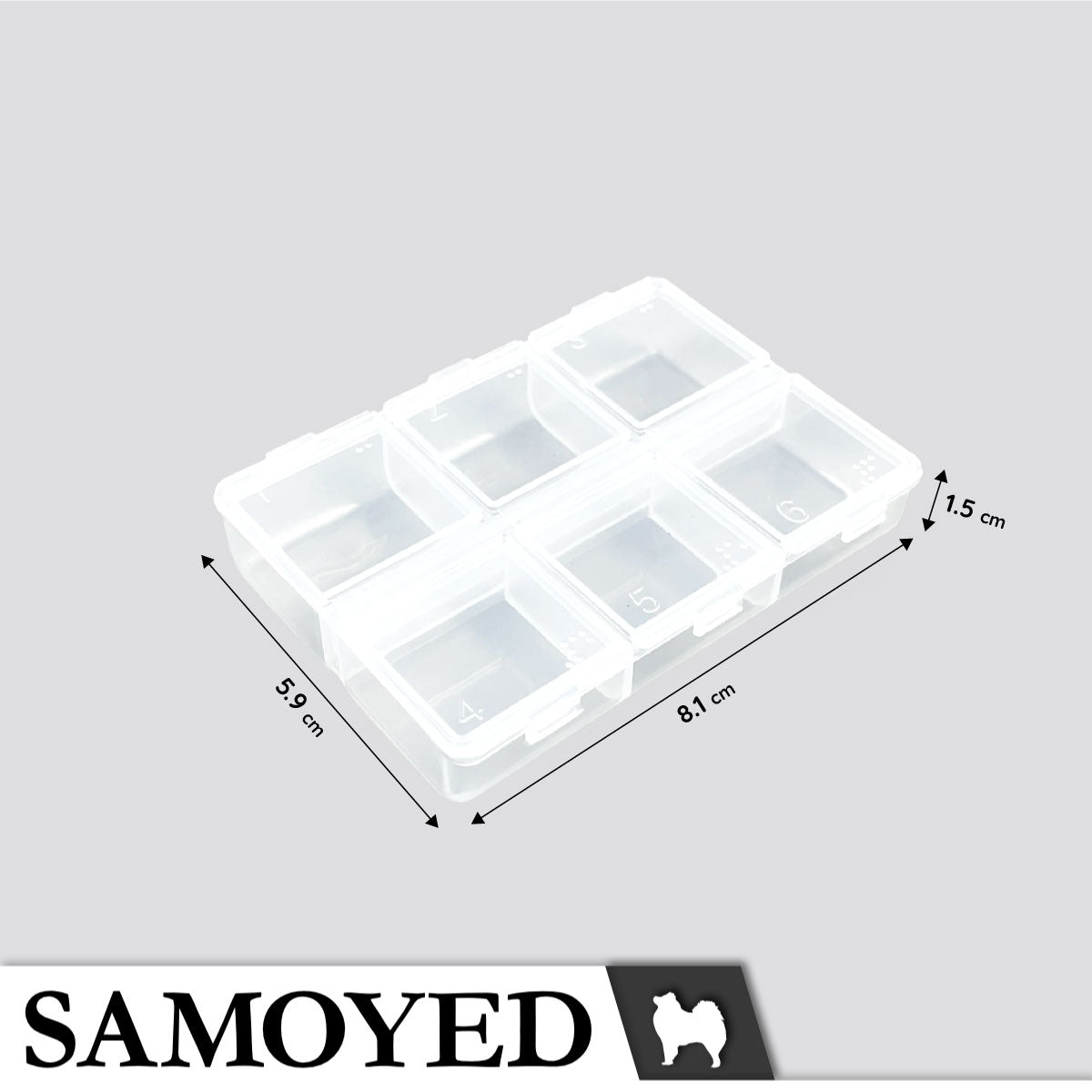 Plastic Box Samoyed LN6-81