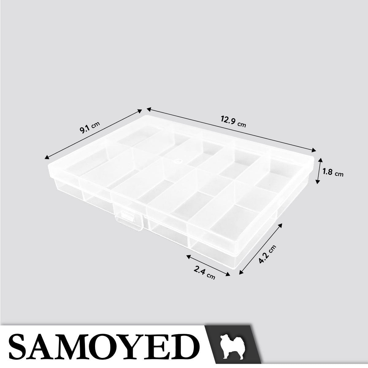 Plastic Box Samoyed F10-129
