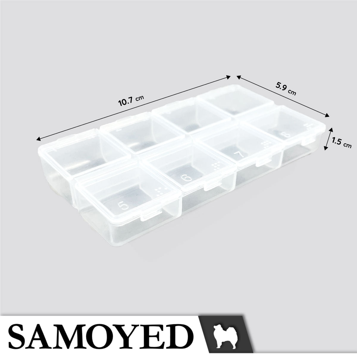 Plastic Box Samoyed LN8-107
