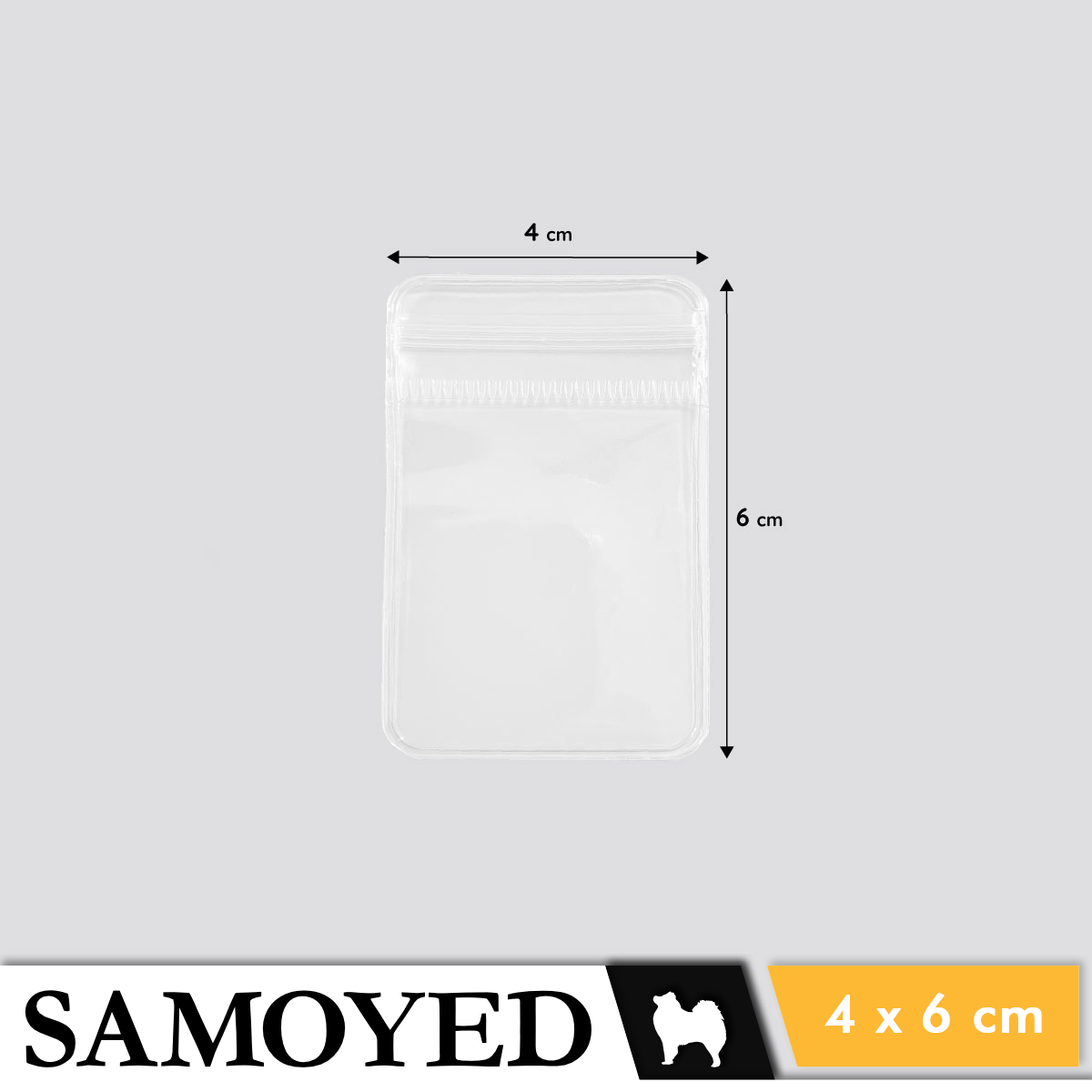 Plastic Zipper Bag Samoyed BZ-BI