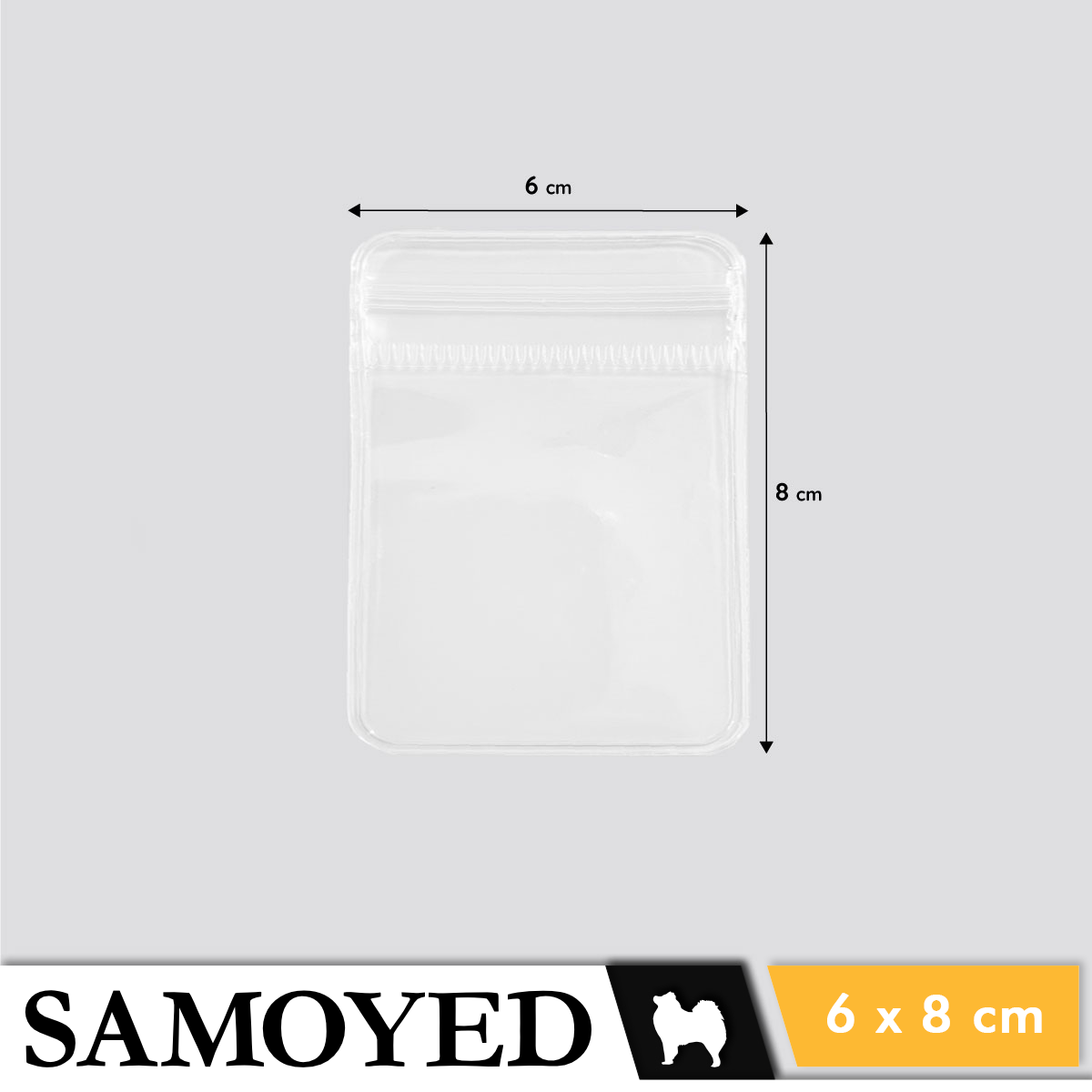 Plastic Zipper Bag Samoyed BZ-BI