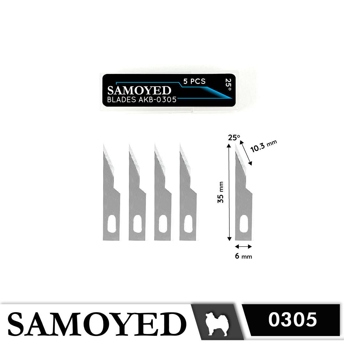 Art Knife Blades Samoyed AKB