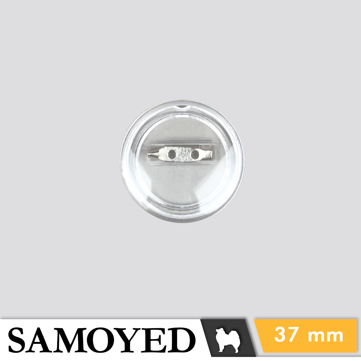 Acrylic Pin Badge Samoyed APB-CS1-RD