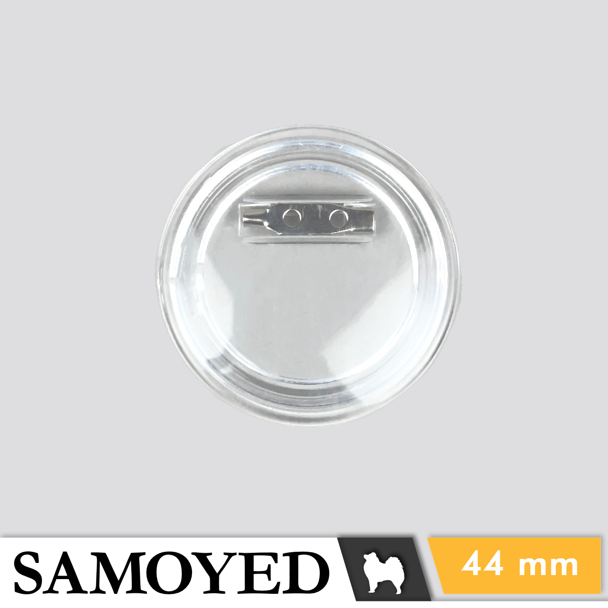 Acrylic Pin Badge Samoyed APB-CS1-RD