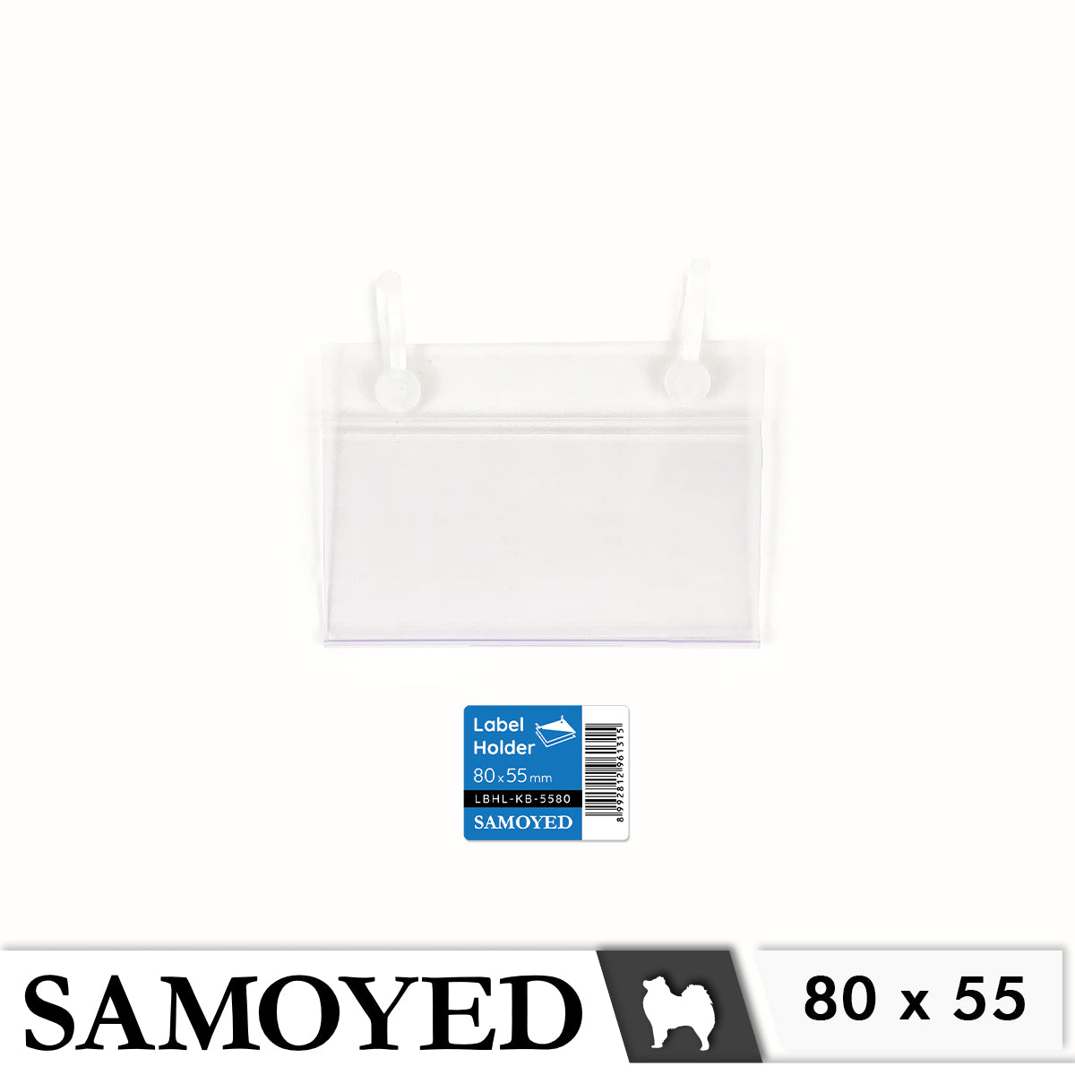 Label Holder Samoyed LBHL-KB