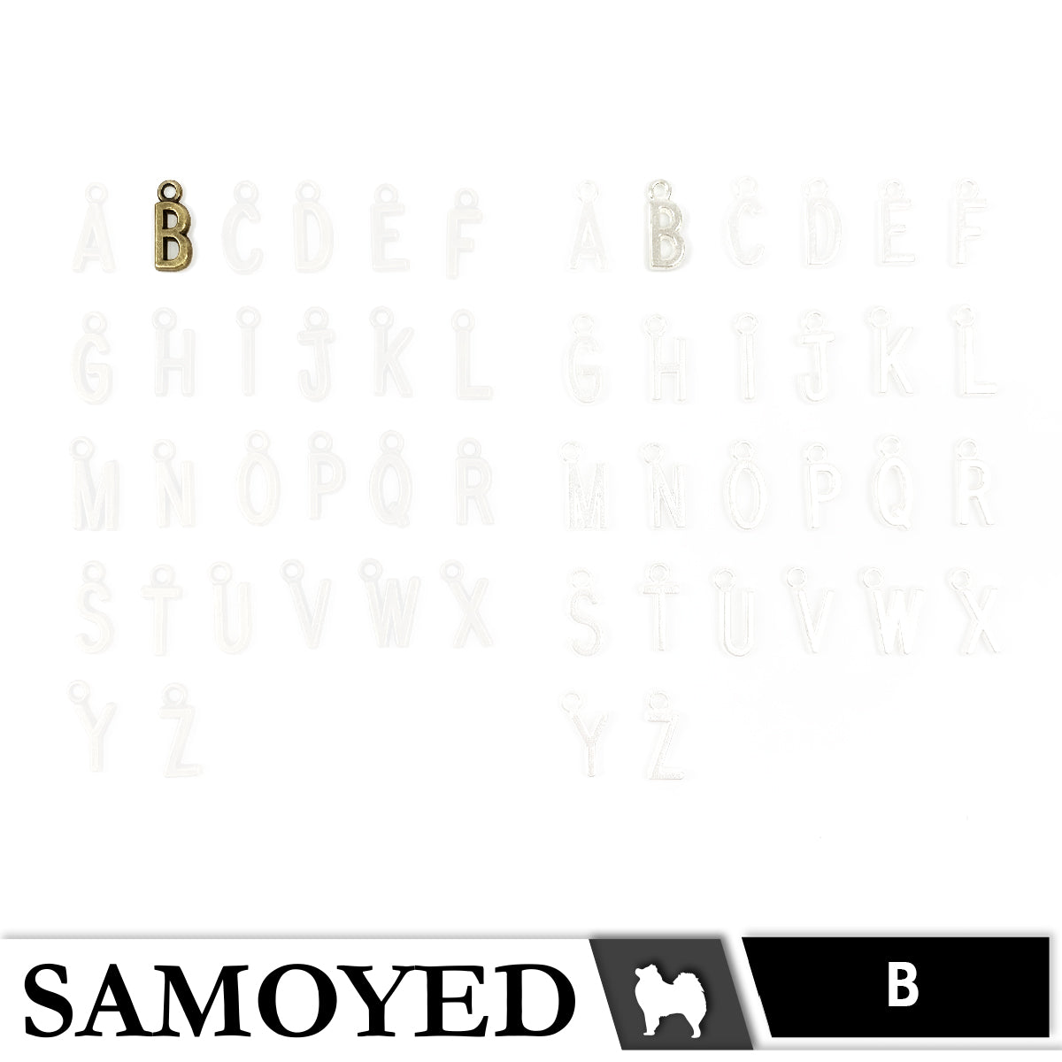 Accessory Charm Samoyed CHRM-PD-AB01 5 Pcs