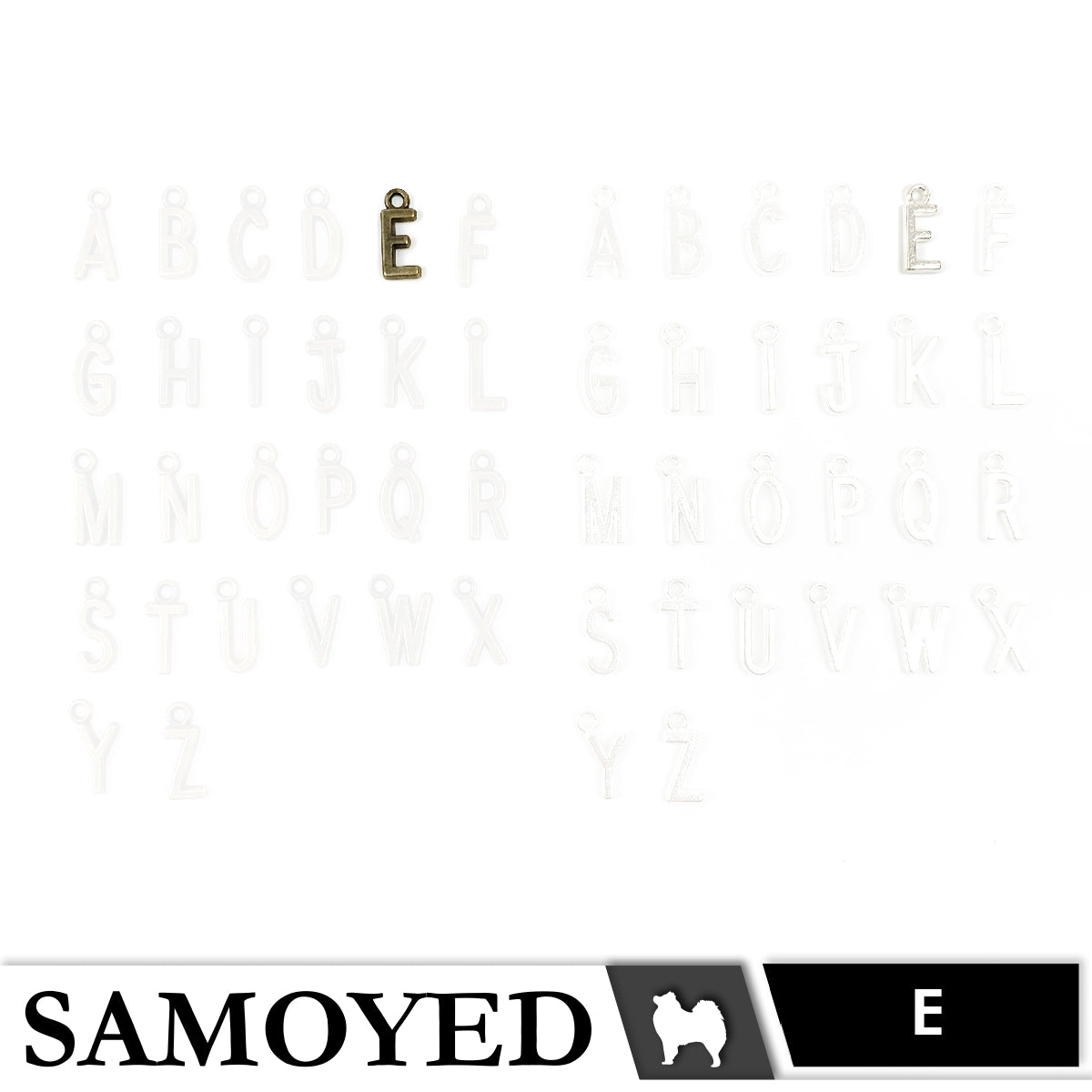 Accessory Charm Samoyed CHRM-PD-AB01 5 Pcs