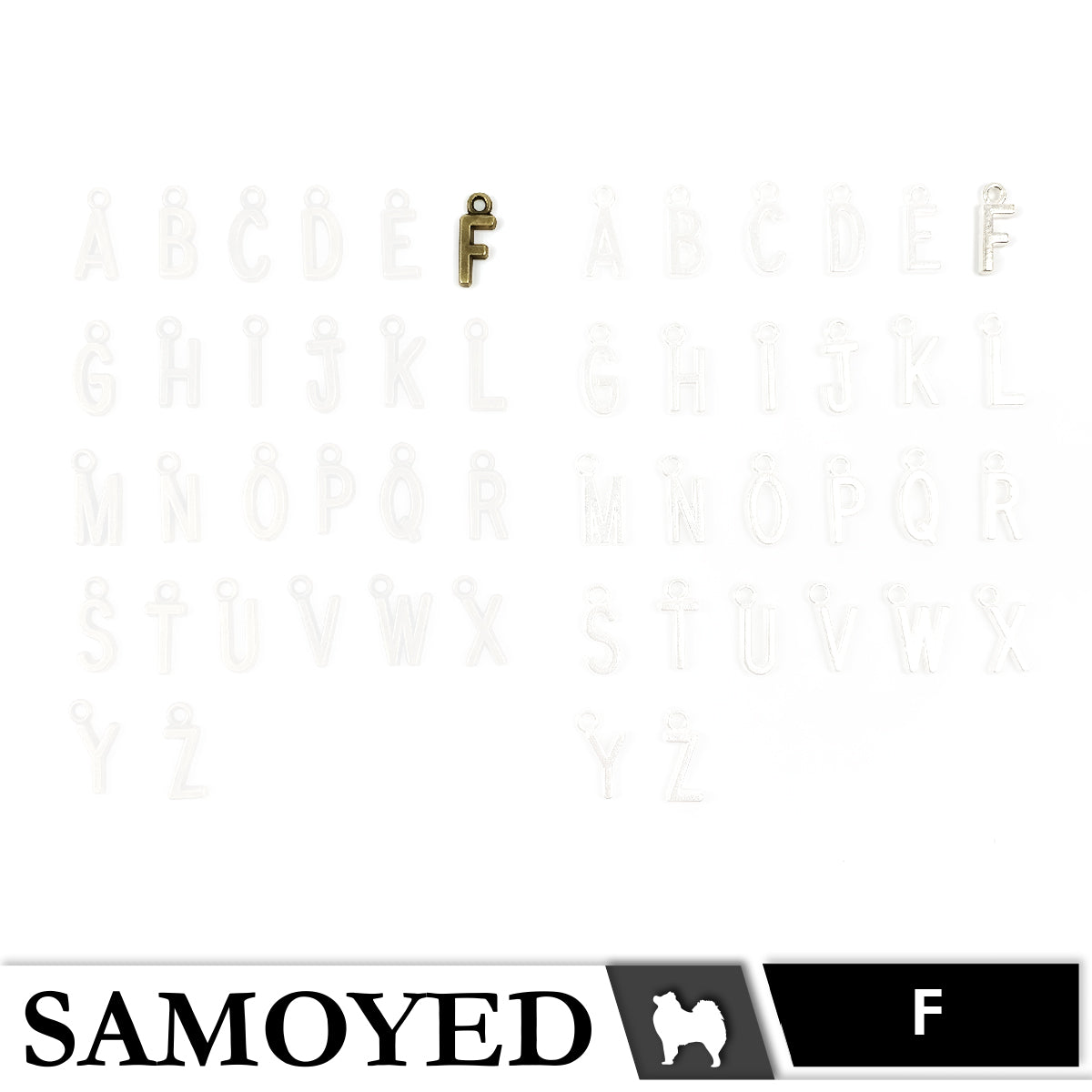 Accessory Charm Samoyed CHRM-PD-AB01 5 Pcs