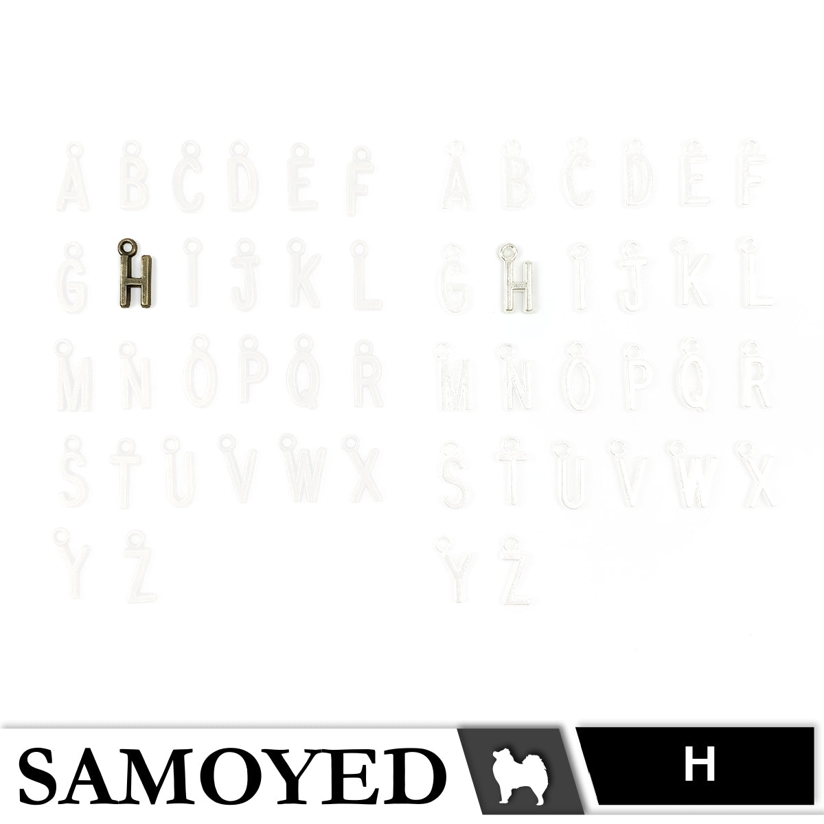 Accessory Charm Samoyed CHRM-PD-AB01 5 Pcs