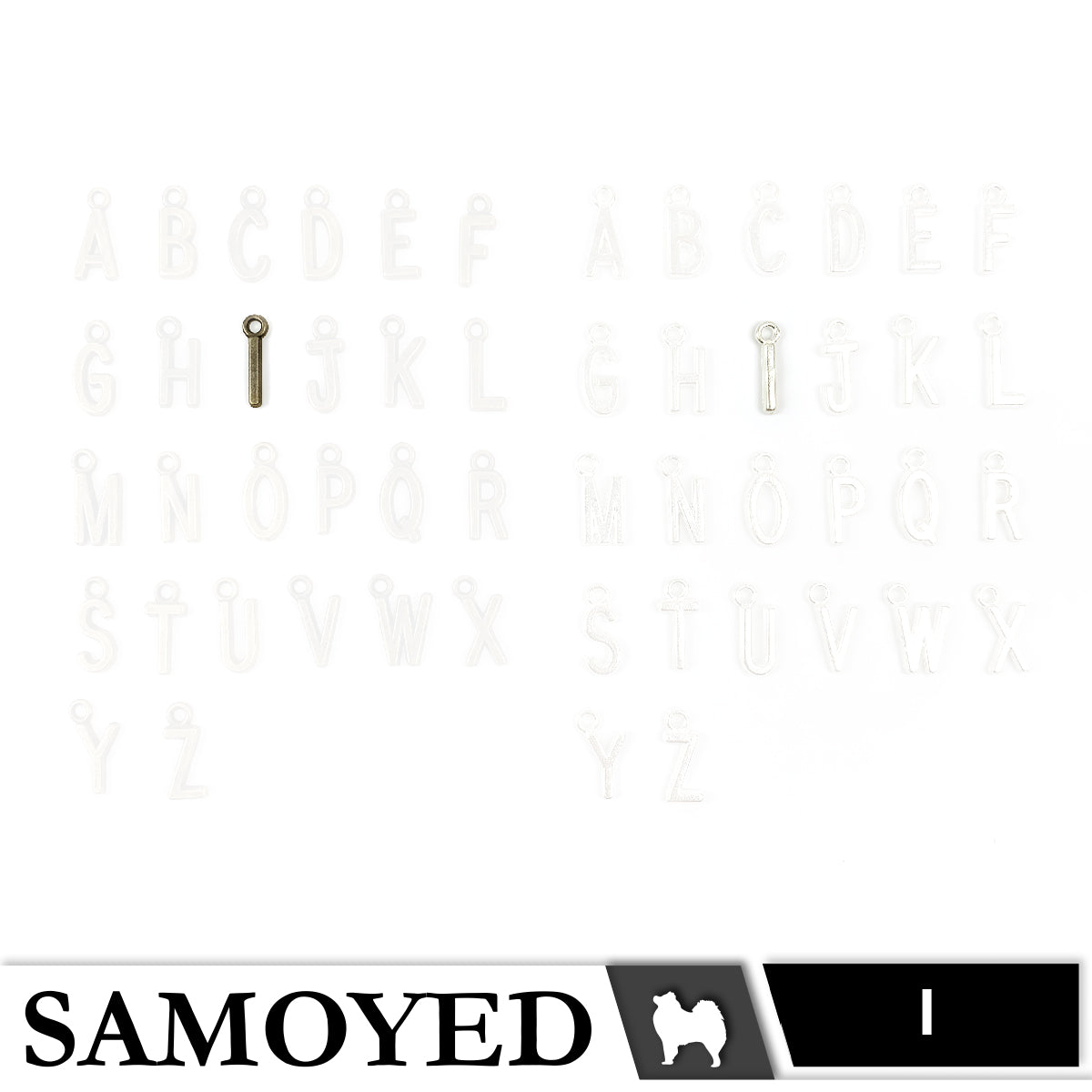 Accessory Charm Samoyed CHRM-PD-AB01 5 Pcs