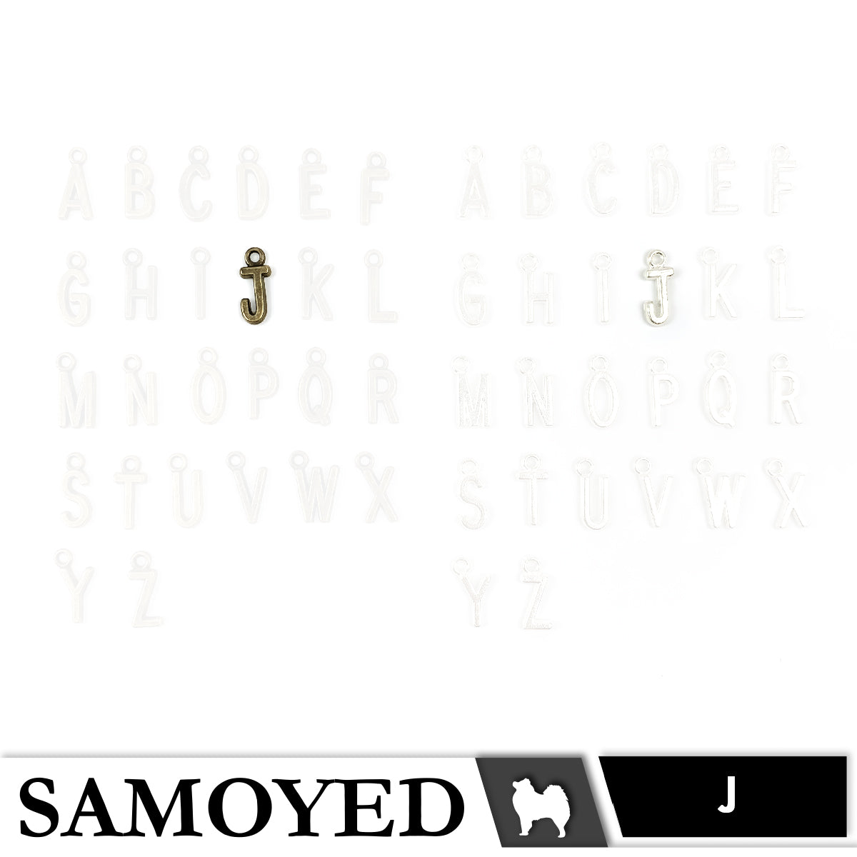 Accessory Charm Samoyed CHRM-PD-AB01 5 Pcs