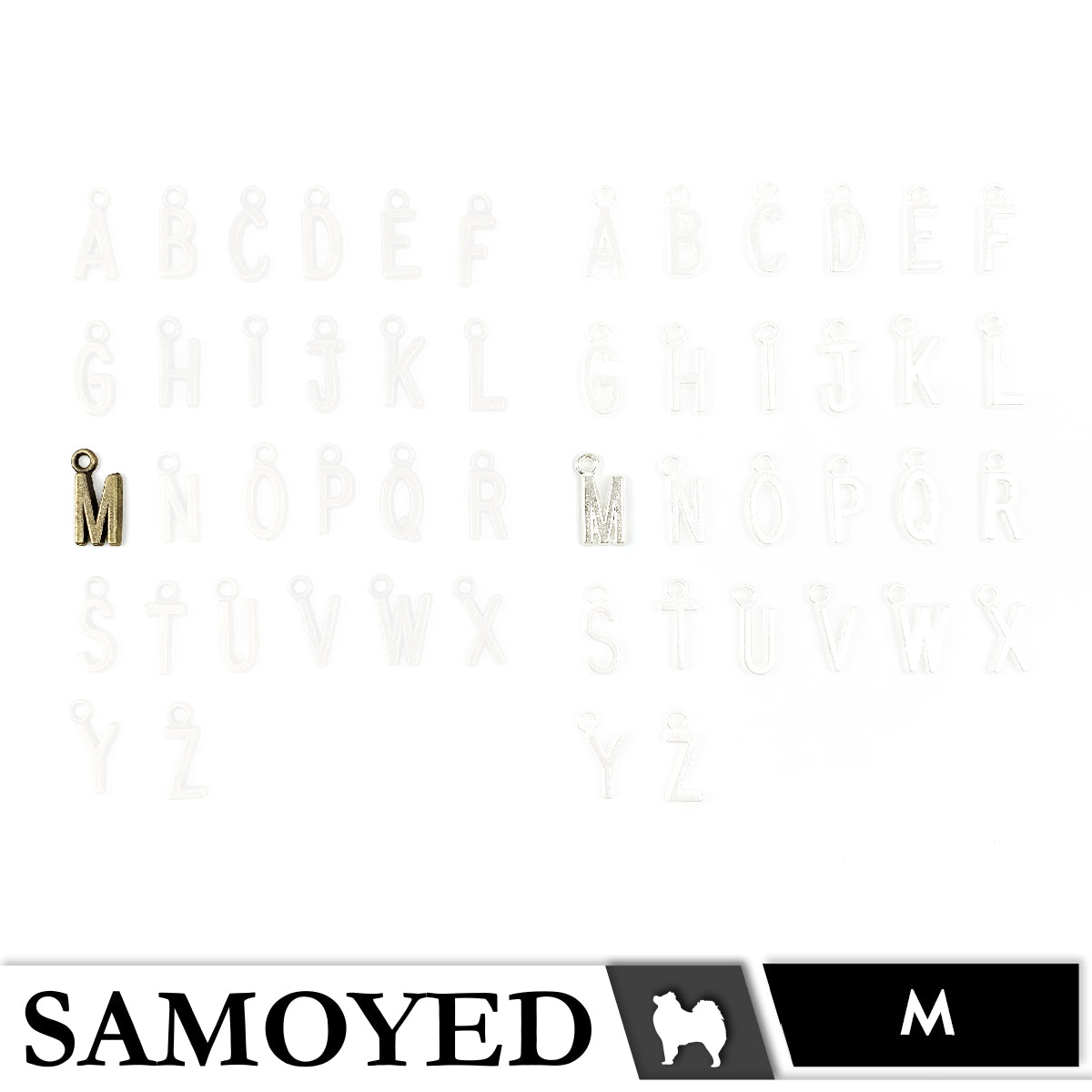 Accessory Charm Samoyed CHRM-PD-AB01 5 Pcs