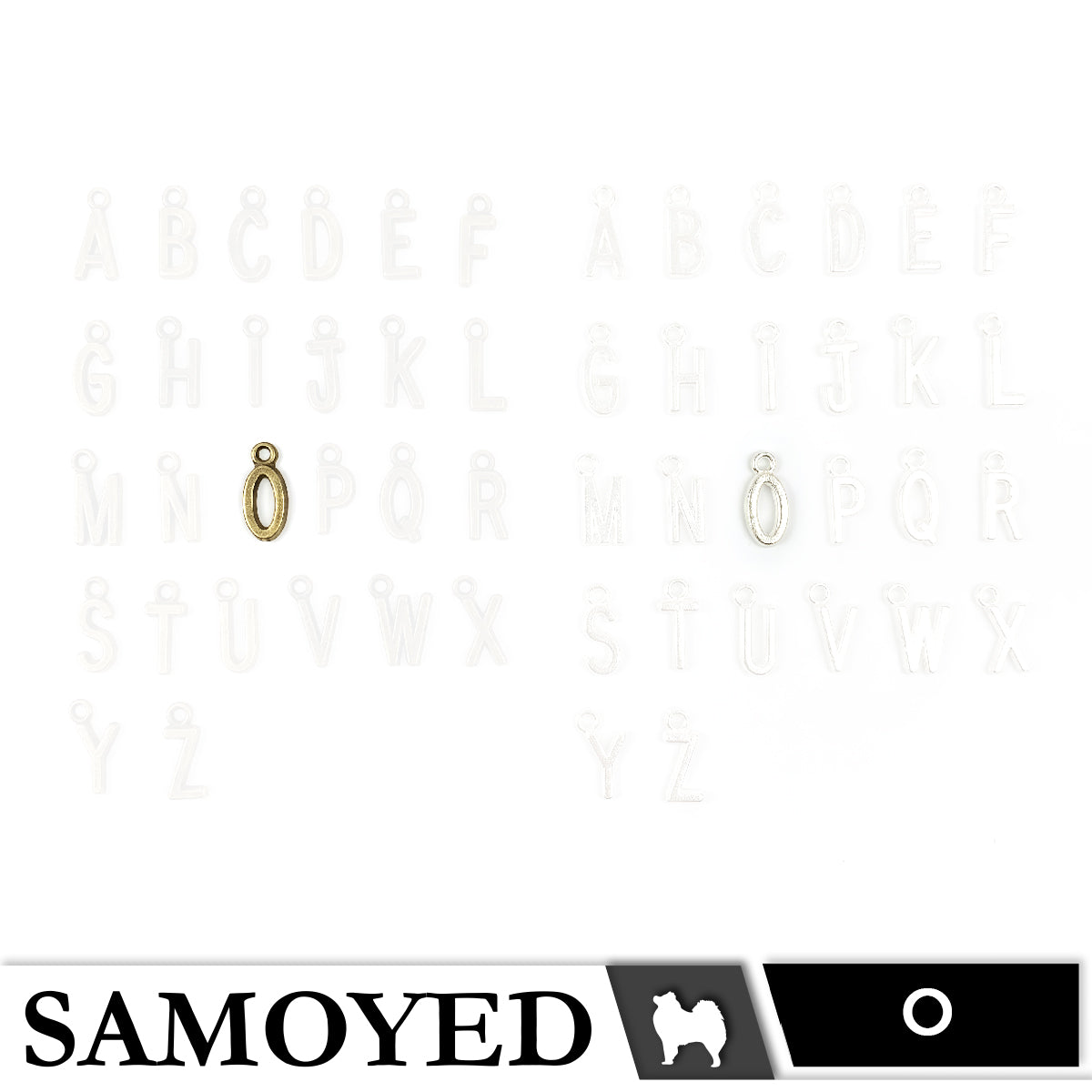 Accessory Charm Samoyed CHRM-PD-AB01 5 Pcs