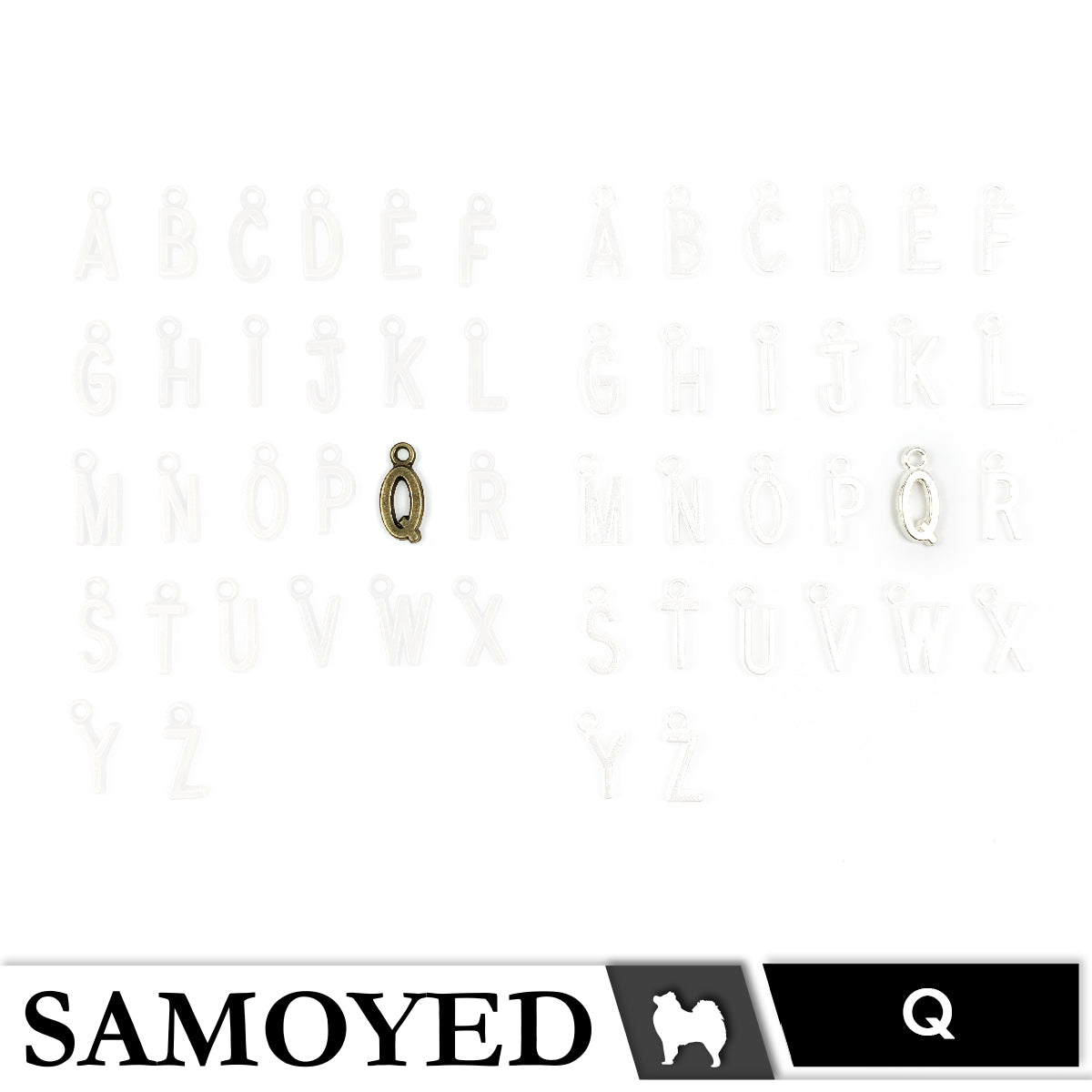 Accessory Charm Samoyed CHRM-PD-AB01 5 Pcs