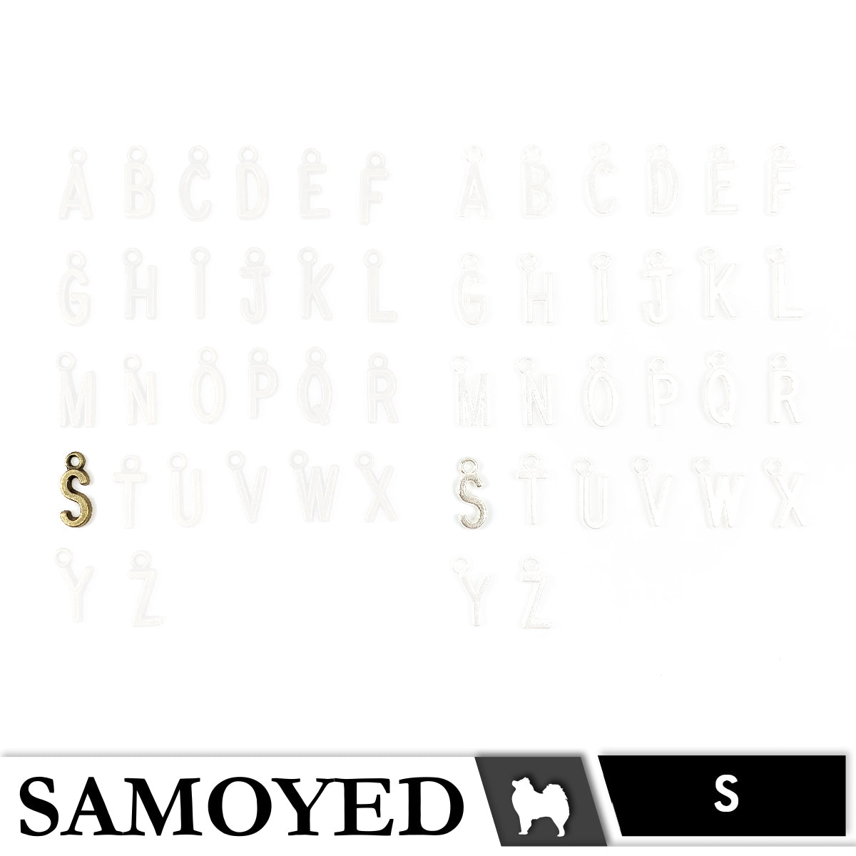 Accessory Charm Samoyed CHRM-PD-AB01 5 Pcs