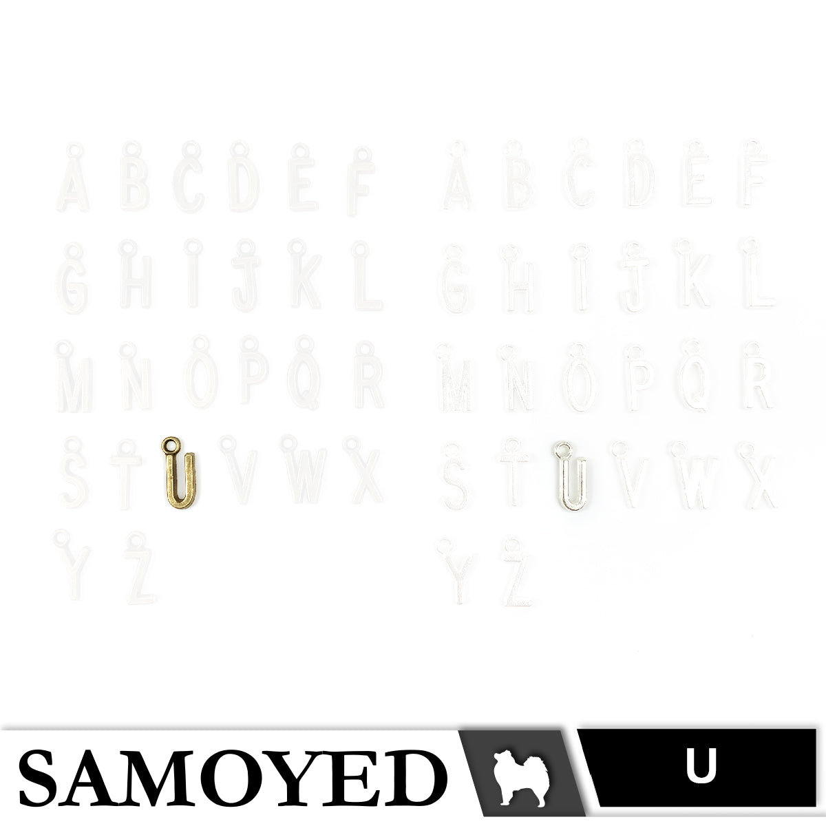 Accessory Charm Samoyed CHRM-PD-AB01 5 Pcs