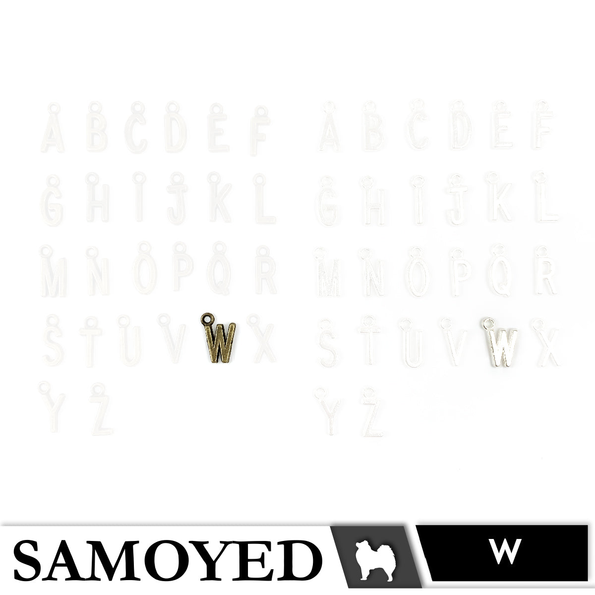 Accessory Charm Samoyed CHRM-PD-AB01 5 Pcs