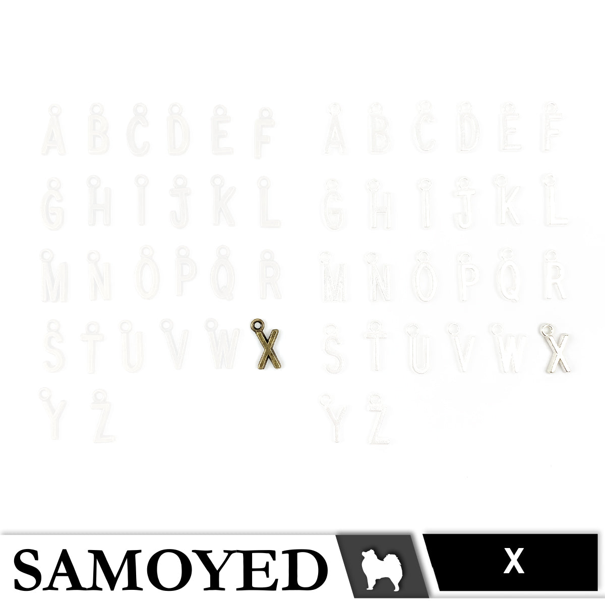 Accessory Charm Samoyed CHRM-PD-AB01 5 Pcs