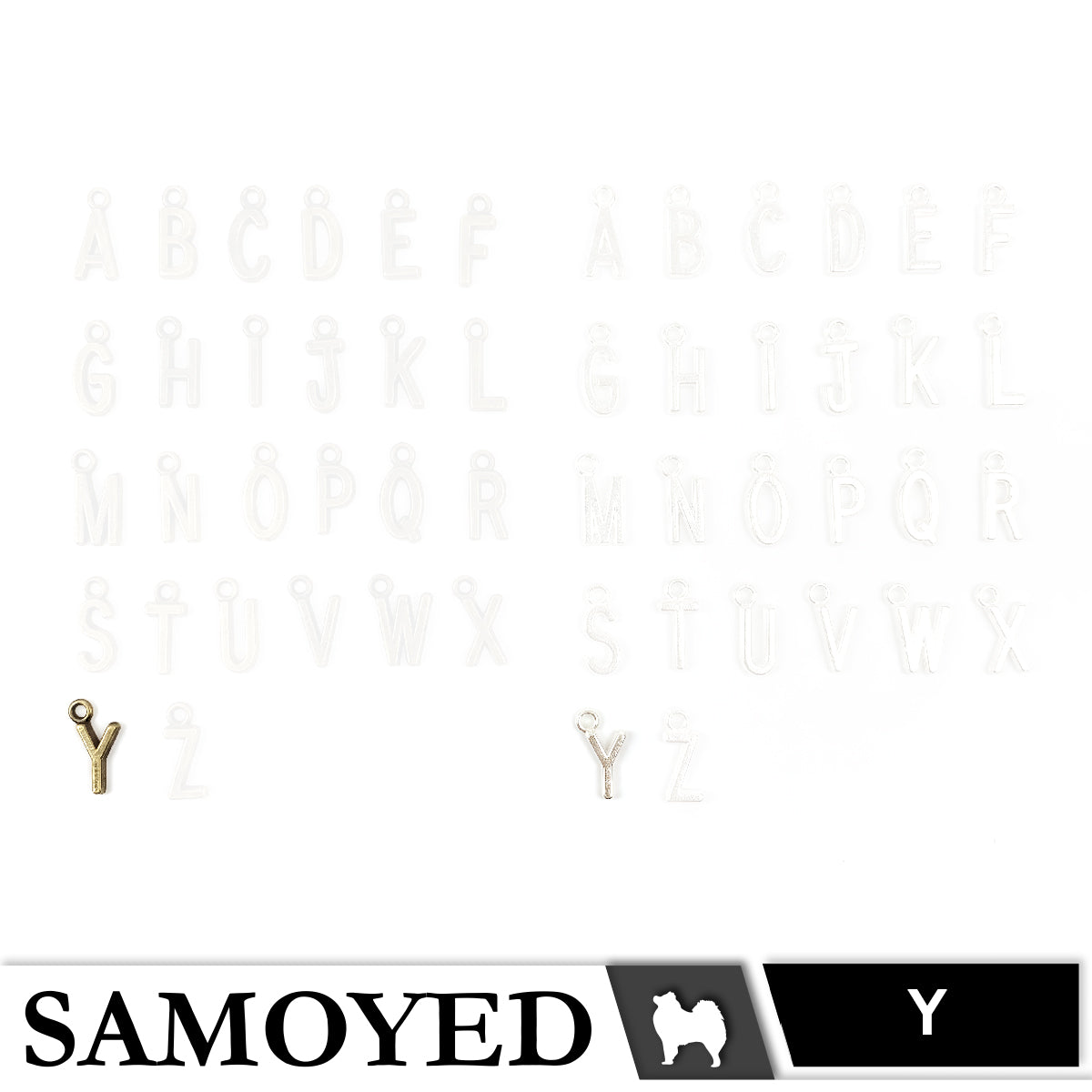 Accessory Charm Samoyed CHRM-PD-AB01 5 Pcs