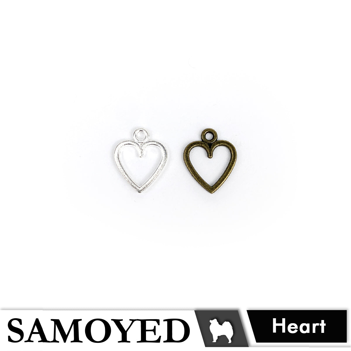 Accessory Charm Samoyed CHRM-PD-VG1 5 Pcs