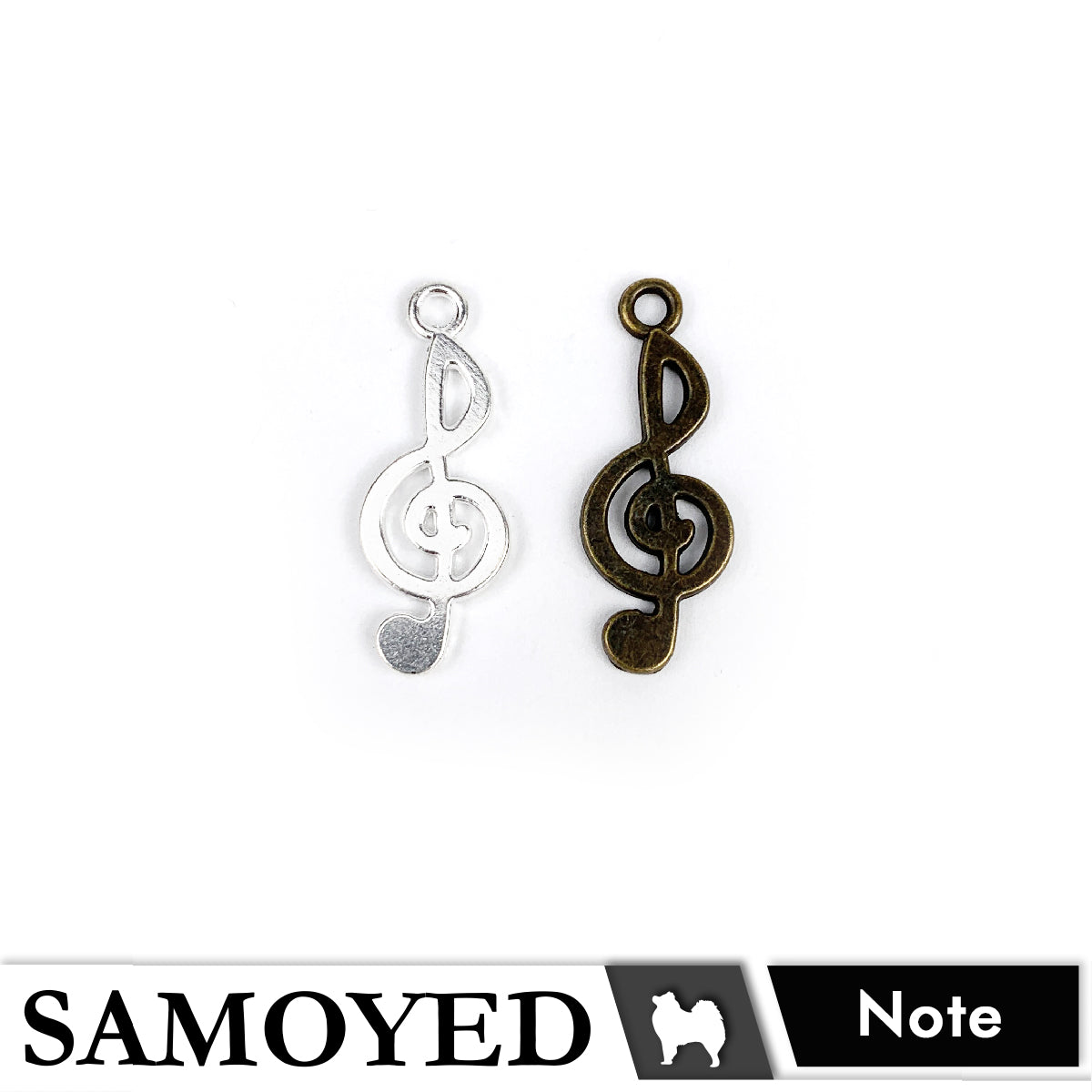 Accessory Charm Samoyed CHRM-PD-VG1 5 Pcs