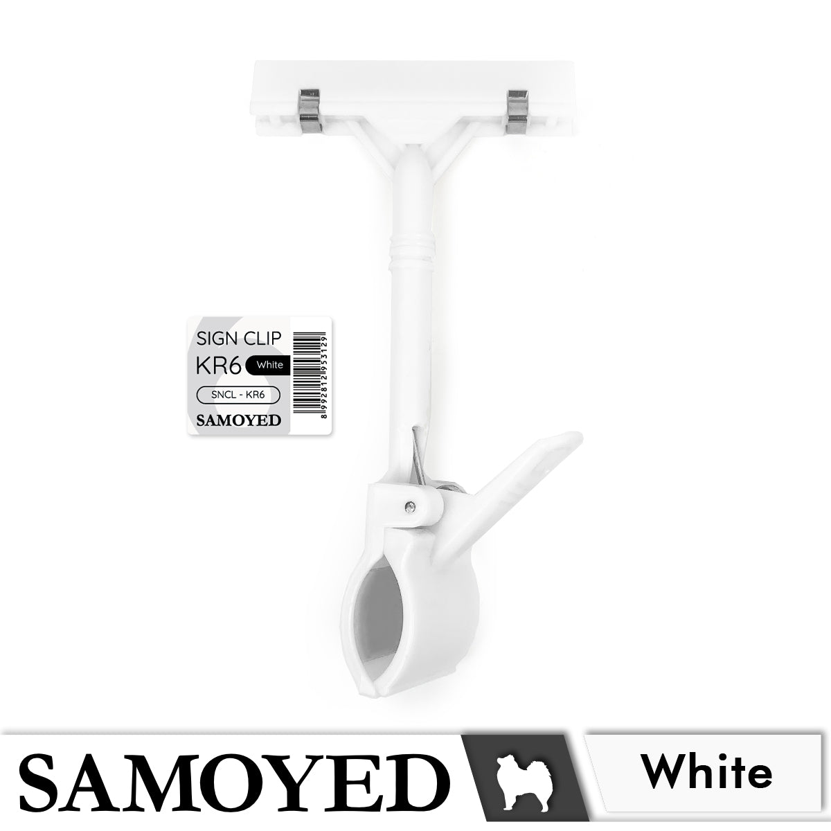 Sign Clip Samoyed SNCL-KR6